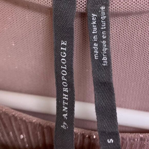 Anthropologie Serena Shimmer Purple Ombre Metallic Blouse Top Size Small - Picture 9 of 11